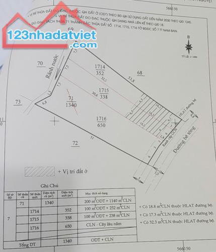 " ĐẤT ĐẸP CHÍNH CHỦ_ SẴN THỔ CƯ_GIÁ TỐT VÙNG VEN TP ĐÀ LẠT " Thị Trấn Nam Ban, Lâm Hà, - 3