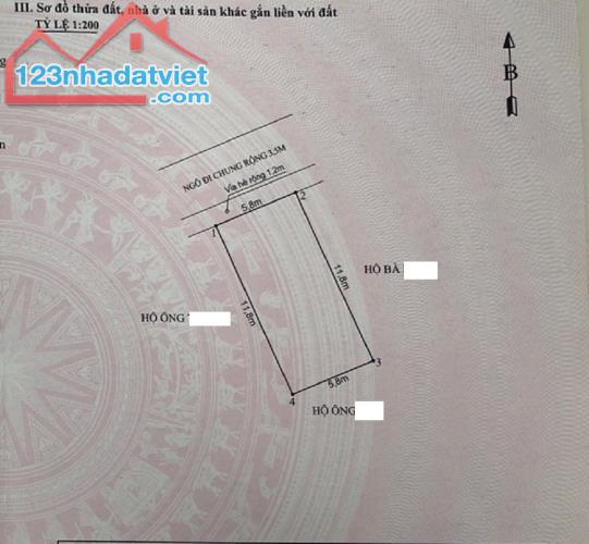 Bán lô duy nhất 68,4m giá chỉ 3,0x tỷ tại Trại Chuối, Hồng Bàng.  LH 0979087664 - 4