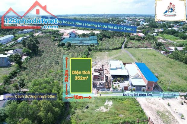 BÁN ĐẤT LÔ ĐẤT BIỆT THỰ XÃ LONG MỸ - H. ĐẤT ĐỎ - TỈNH BRVT CHỈ CÁCH BIỂN 3KM - 2