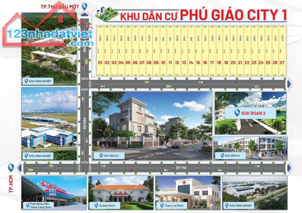 Đất đầu tư sổ sẵn DT 250m2 giá 3,1 triệu/m2 ngay trạm dừng chân An Bình, Phú Giáo - 3