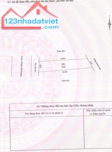 Bán lô đất đẹp đường thông to rộng khu đô thị đông triều ngọc châu, thành phố hải dương - 2