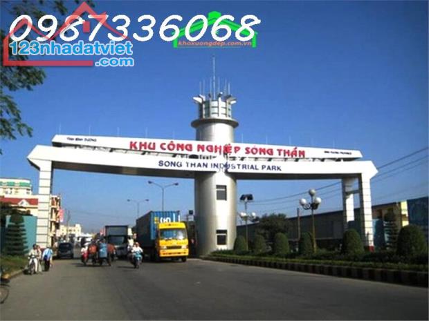 Giá Đầu Tư 40 triệu/m2 Doanh thu 40 triệu/tháng Ngay KCN Sóng Thần 1 P.Dĩ An - 2