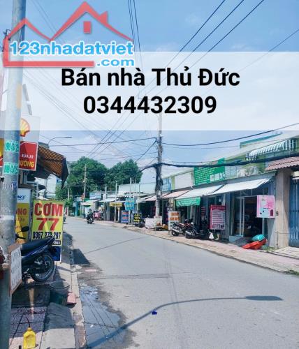 Bán nhà Thủ Đức, Mặt tiền đường, Dương Đình Hội, ngay Cao Đẳng Công Thương, 120 m2 (5x24), - 1