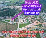 Siêu rẻ! Lô góc view chung cư TP Thanh Hóa 94,5m2 rộng 5,5m giá chỉ nhỉnh 2 tỷ