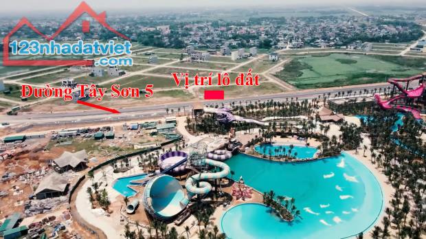 BÁN GẤP LÔ GÓC CÓ 1 0 2 VIP NHẤT ĐƯỜNG TÂY SƠN 5, ĐỐI DIỆN CV SUN WORLD, GIÁ RẺ NHẤT - 1