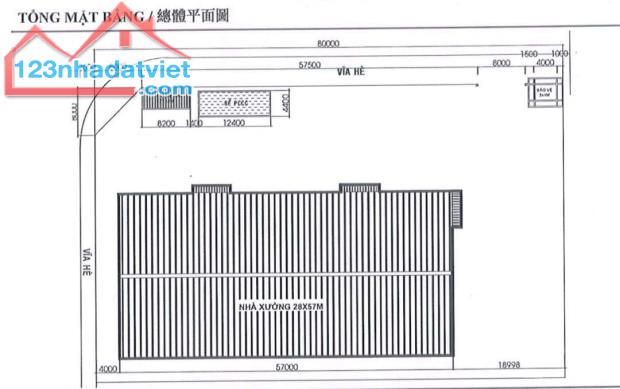 Cho thuê 1600m2 Xưởng TÂN UYÊN giá :123 triệu / tháng PCCC tự động SX đa nghành nghề - 3