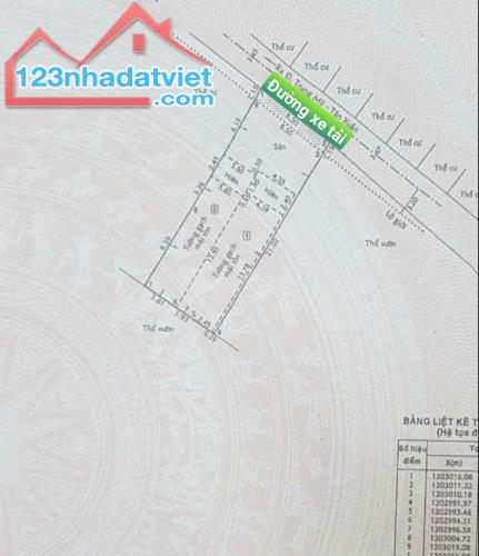 HÓC MÔN, BÁN NHÀ C4 ĐƯỜNG TRUNG MỸ - TÂN XUÂN, DT 8.5x21.5m - 1