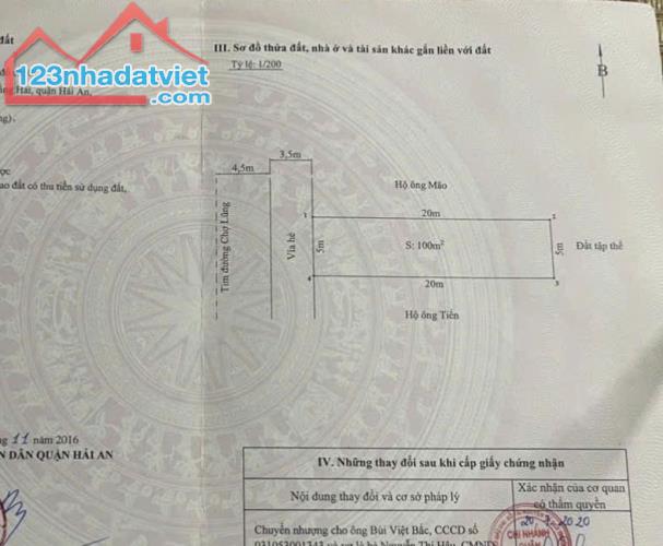 Bán đất tặng nhà cấp 4 Mặt phố chợ Lũng, Đằng Hải, Hải An, Hải Phòng.100m2-6,75 tỷ - 2