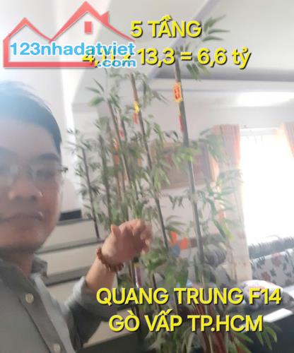 Bao giá Gò Vấp 5 tầng có 6,6 tỷ Quang Trung Phường 14 Gò Vấp TP.HCM - 4