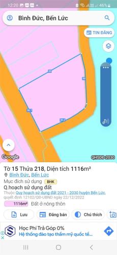 Cần Bán Đất Mặt Tiền Đường DT  816, Xã Bình Đức, Huyện Bến Lức, Long An - 3