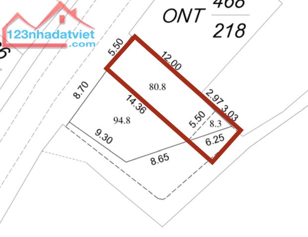 Bán đất tặng nhà,KD, áp phan y hình,89m thực tế 96m, mt =hậu=5.5m, 2.4x tỷ.0971320468