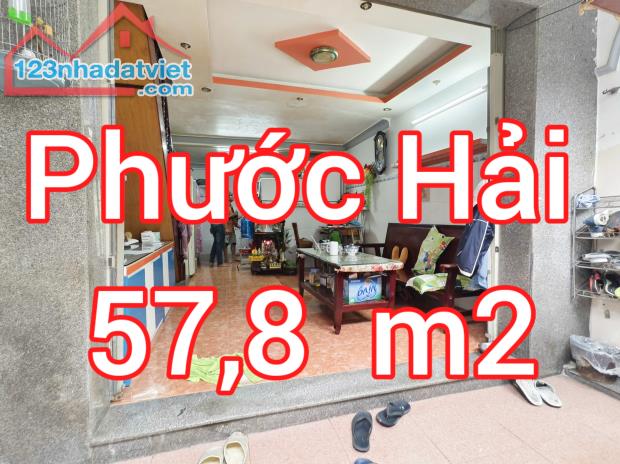 "Bán nhà Phước Hải, Nha Trang cách đường Lê Hồng Phong 50 mét.   - Đường 1,2 mét. - DT 57,