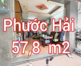 "Bán nhà Phước Hải, Nha Trang cách đường Lê Hồng Phong 50 mét.   - Đường 1,2 mét. - DT 57,