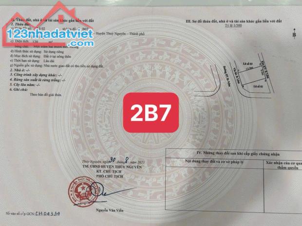 Siêu phẩm 120m lô ÁP GÓC khu B Bắc Sông Cấm Dương Quan Tp Thuỷ Nguyên