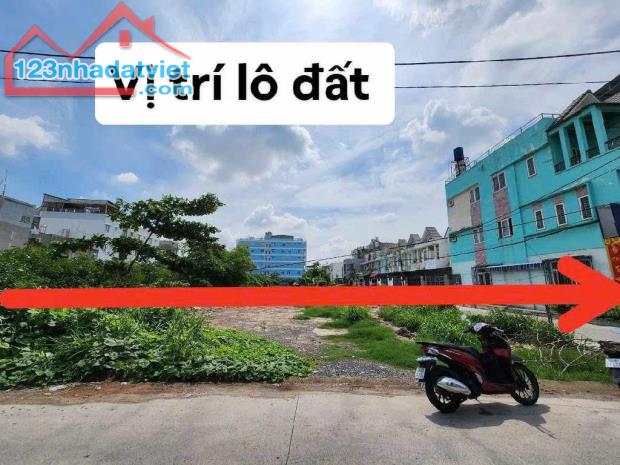 BÁN 2 MIẾNG ĐẤT 2.734m² LÔ GÓC 2MT MẶT TIỀN THẠNH LỘC 37 - VIEW KÊNH, Q12 GIÁ GIÁ MỚI 75