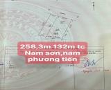 258m có 132m thổ cư tại chục chính kinh doanh Nam Sơn- Nam Phương Tiến- Chương Mỹ 15tr/m2