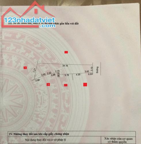 Bán đất thổ cư 108m2: TT Bần Yên Nhân, TX Mỹ Hào: 0988663893