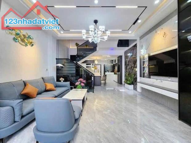 bán nhà 1 trệt 2 lầu 70m2 sổ sẵn sổ hồng riêng công chứng trong ngày - 1