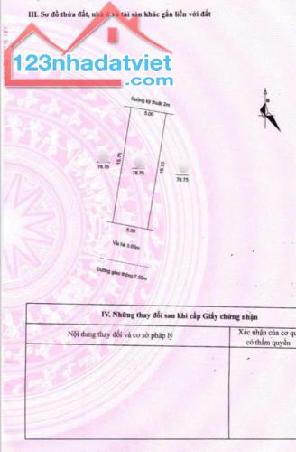 Bán đất mặt phố Phạm Minh Nghĩa, KDC Trần Hưng Đạo, TP HD, 78.75m2, mt 5m, đường 17.5m - 3