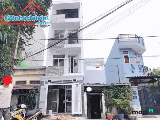 Nhà MT KD hạ chào 1,5 tỷ Nguyễn Súy, Tân Quý, Tân Phú, 128m2, 4 tầng, 6PN.