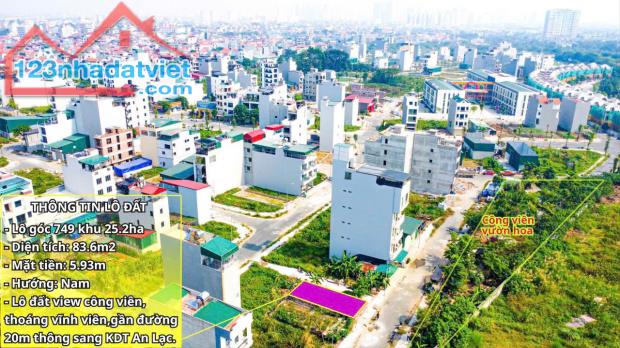 Lô góc khe thoáng diện tích 83,6 m2 trước mặt là công viên thoáng vĩnh viễn - 2