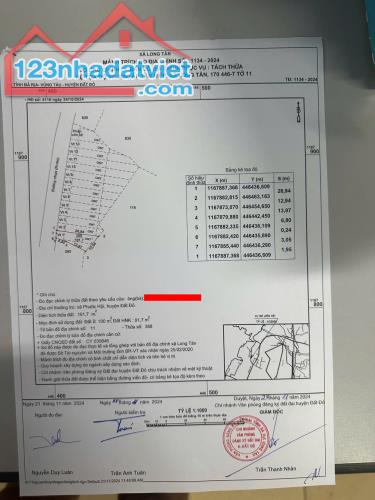 Sở hữu ngay sỉ 14 nền đất sổ hồng sẵn công chứng ngay tại Núi Thơm - Long Tân - Long Đất - 3