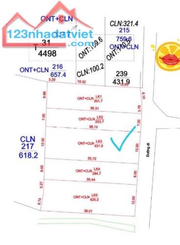HÀNG HIẾM Còn 2 lô duy nhất view hồ ĐỒNG CHANH-NHUẬN TRẠCH-LƯƠNG SƠN. 210m² chỉ nhỉnh 1tỷ