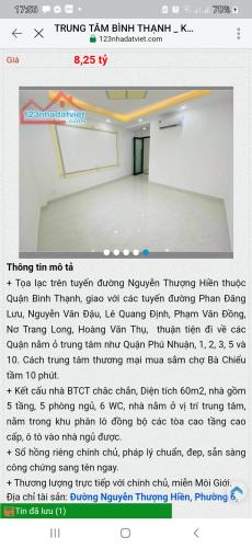 TRUNG TÂM BÌNH THẠNH _KHU PHẦN LÔ 5 TẦNG _60M2_NHÌNH 8 TỶ _Ô TÔ NGŨ TGONG NHÀ