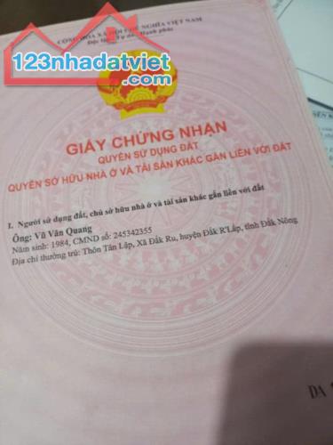 HOT HOT  - CHÍNH CHỦ Cần Bán 2 Lô Đất tại  Xã Nhân Cơ huyện Đắk R