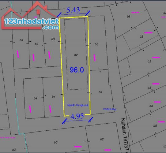 SIÊU HIẾM MẢNH ĐẤT HOÀNG MAI, 96M, MT 4M, NGÕ RỘNG, XÂY CCMN, CHỈ 11,6 TỶ. - 2