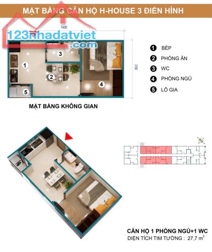 CĐT bán căn hộ Nguyễn Văn Khối - Gò Vấp diện tích 40m2 với giá 1ty2 LH 0903 066 813 - 1