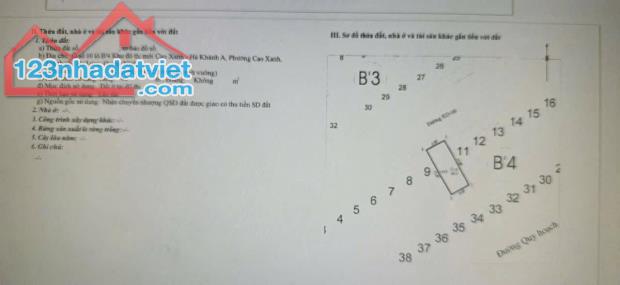 Bán Lô B’4-10 Khu Rẻ Quạt Vựng Đâng,P.Yết Kiêu. DT:90m2,MT:6m.H:TB !!