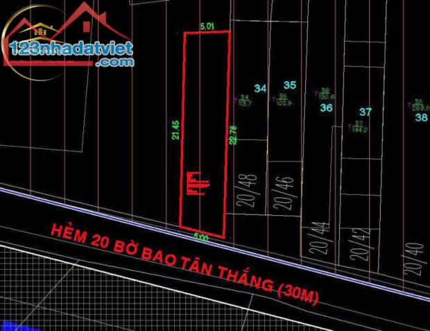 Bán nhà Mặt tiền Bờ Bao Tân Thắng đường rộng 30 mét, 5×25, giá 15,5 tỷ , Sơn Kỳ, Tân Phú - 3