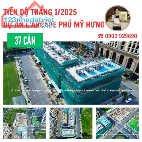 Cập nhật tiến độ mới nhất tháng 1/2025 dự án L