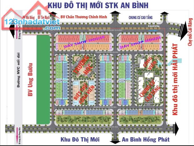 2/25✅ Bán Nền Đường Số 3 Khu Đô Thị STK An Bình, Ninh Kiều, Cần Thơ, LH 0939868788 Bưởi Mi - 1