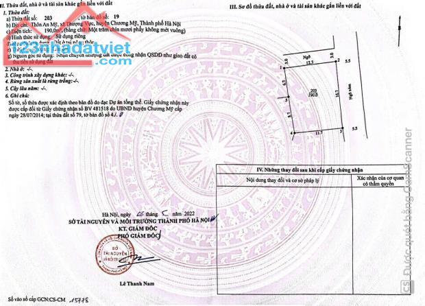 Bán đất tại Chương Mỹ giá chỉ 1.x nhỏ triệu/m2.
-Diện tích 190m2
-Lô góc mặt tiền hơn