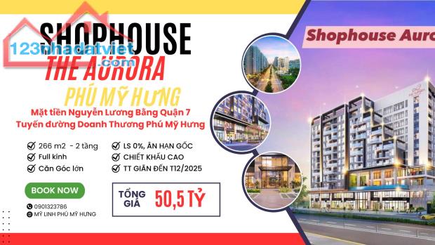 BÁN SHOPHOUSE MẶT TIỀN ĐƯỜNG NGUYỄN LƯƠNG BẰNG CỦA PHÚ MỸ HƯNG - 2