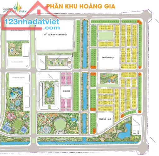 Giá bán shophouse Vinhomes Đan Phượng, Vinhomes Wonder Park . LH PKD - 2