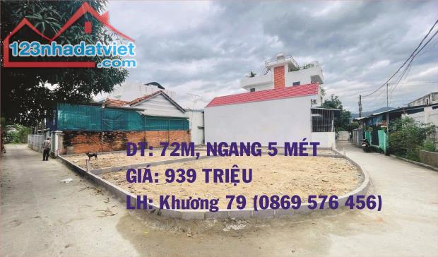 MỞ BÁN 3 LÔ NỀN THỔ CƯ TẠI XÃ DIÊN TOÀN NGAY BẾN PHÍA NAM KHÁNH HOÀ