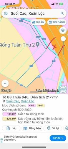 CHÍNH CHỦ Cần Bán Đất Mặt Tiền Đường Nhựa Phượng Vỹ Tại Xã Suối Cao, Xuân Lộc, Đồng Nai - 1