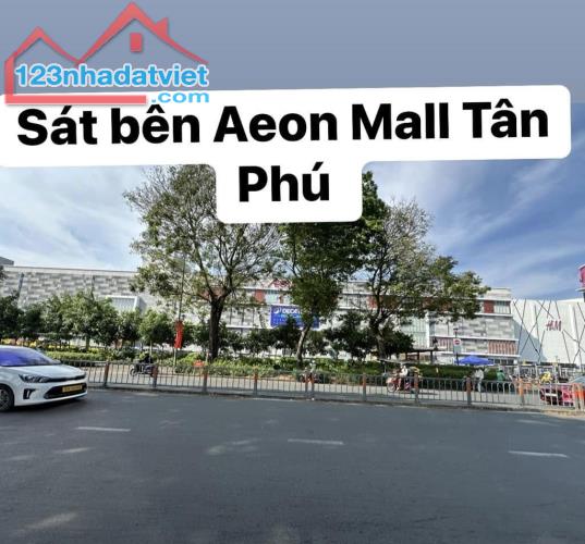 MẶT TIỀN KD, NGAY HƯƠNG LỘ 3, SÁT BÊN AEON MALL TÂN PHÚ 3 TẦNG, 4 x 26, CHỈ 8.x🧄[293]