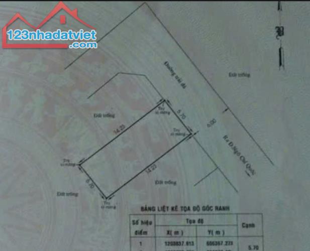 Bán Đất Thổ Cư Đẹp Hẻm Xe Tải 81m2_5.7x14.2m chỉ hơn 3 Tỷ Ngô Chí Quốc Bình Chiểu Thủ Đức