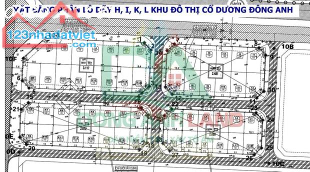 BÁN ĐẤT BIỆT THỰ KHU ĐÔ THỊ CỔ DƯƠNG TIÊN DƯƠNG ĐÔNG ANH MẶT ĐƯỜNG 30M KINH DOANH ĐỈNH - 2