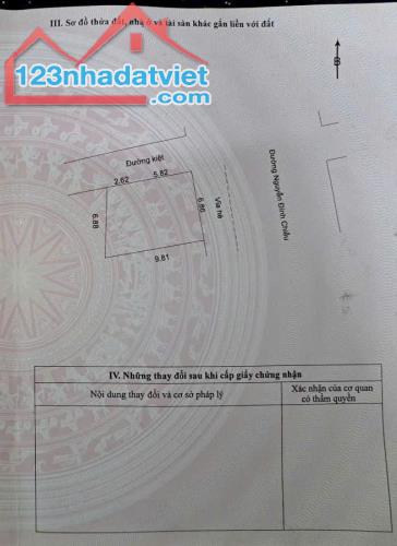 Bán đất Nguyễn Đình Chiểu - Lô Góc Ngang 7m - Đường 7m5 vị trí tốt giá chỉ 3.x tỷ. - 1