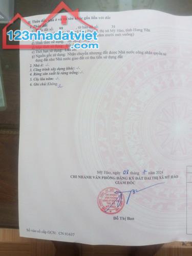 cần bán đất hòa phong - mỹ hào -hưng yên - 2