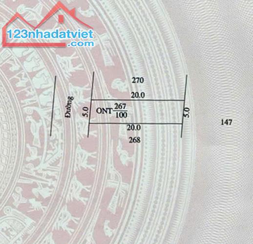 Bán gấp đất bình yên thạch thất 100m2 ô tô tránh 2.4 tỷ - 2