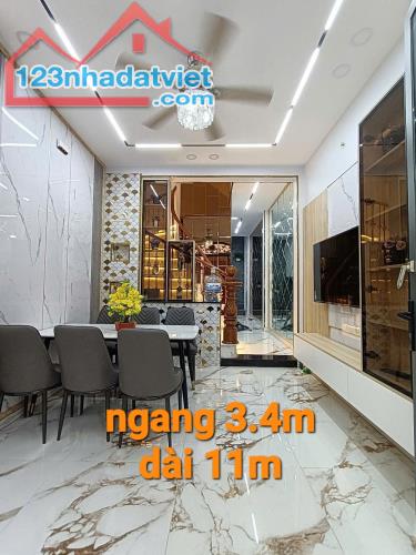 Bán mới tặng full nội thât Tết 2025, Trần Nguyên Hãn Q8, 38m2[3.4 ×11] 4 tầng  chỉ 6,78Ty - 1