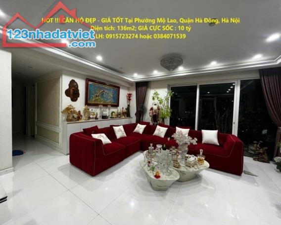 📝HOT !!! CĂN HỘ ĐẸP – GIÁ TỐT tại Phường Mộ Lao, Hà Đông, Hà Nội, 0915723274