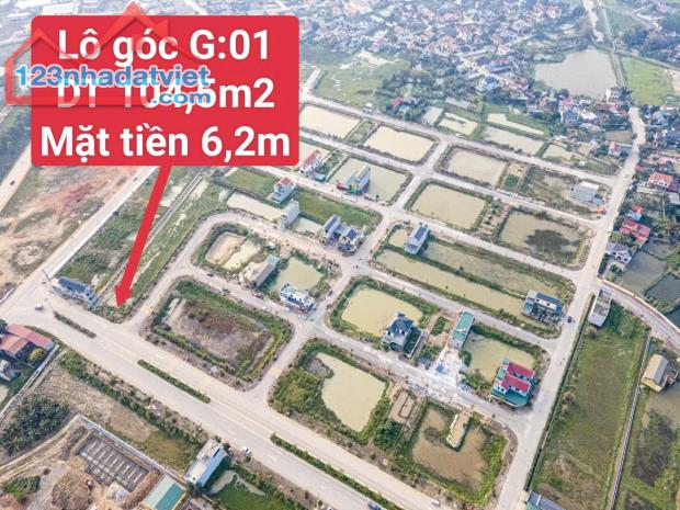 Siêu rẻ! Lô góc TP Thanh Hóa 104,5m2 rộng 6,2m mặt đại lộ 36m và Ql47 giá chỉ 2,0x tỷ