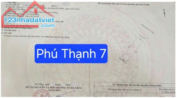 🔴💥Bán đất đường Phú Thạnh 7 - bên hong Quận Liên Chiểu